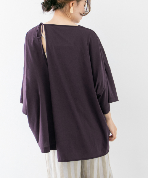 バックレイヤードアシンメトリーBIGT-SHIRTS∴