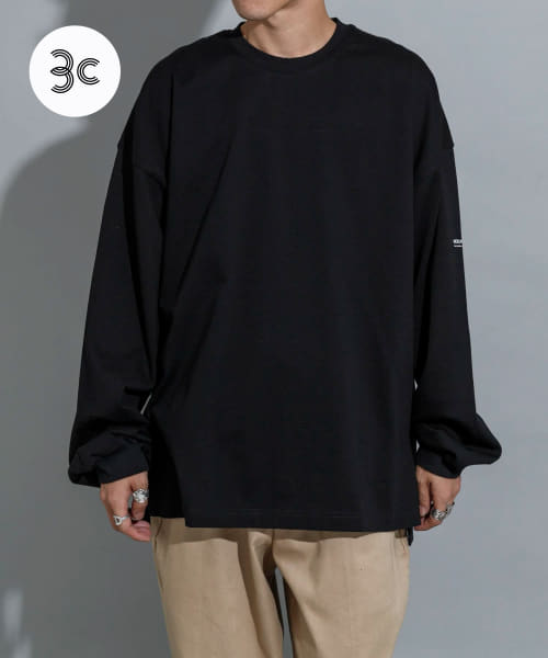 『別注』MIDIUMISOLID×TGM　Organic cotton LS T-SHIRTS L