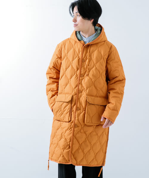 TAION　MILITARY HOOD DOWN COAT