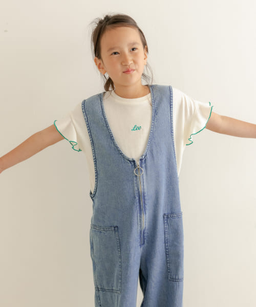 ARCH&LINE　LIGHT DENIM SALOPETTE