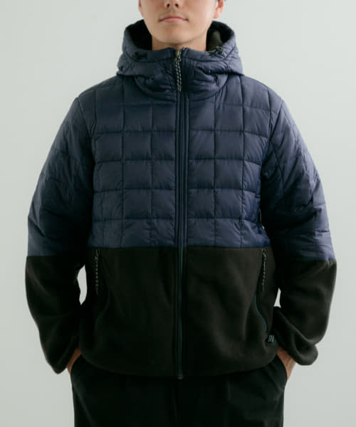 TAION　FREECE+DOWN HOOD JACKET
