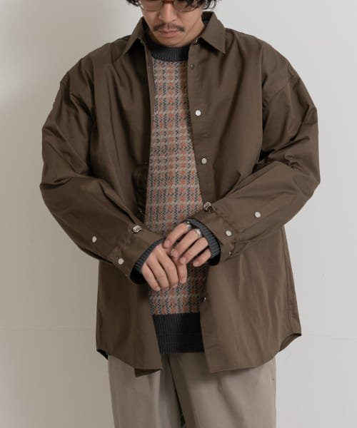 ザ グッドランド マーケット　DRAWSTRING CUFF SHIRTS