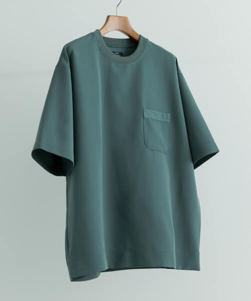 接触冷感 TRストレッチ 半袖ポケTシャツ