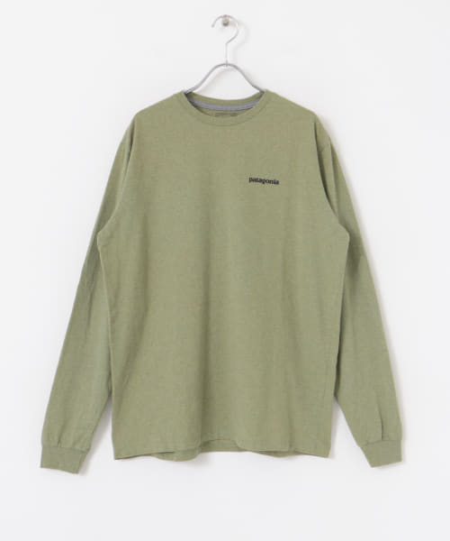 patagonia　Long-Sleeve P-6 Logo Re-T-Shirts
