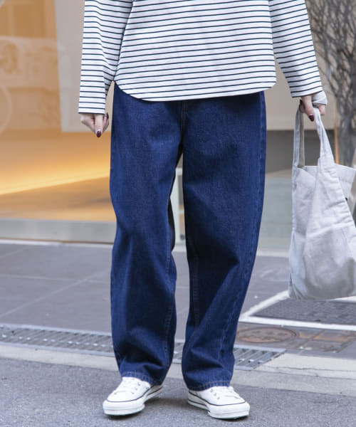 FORK&SPOON　JFデニムルーズテーパードパンツ