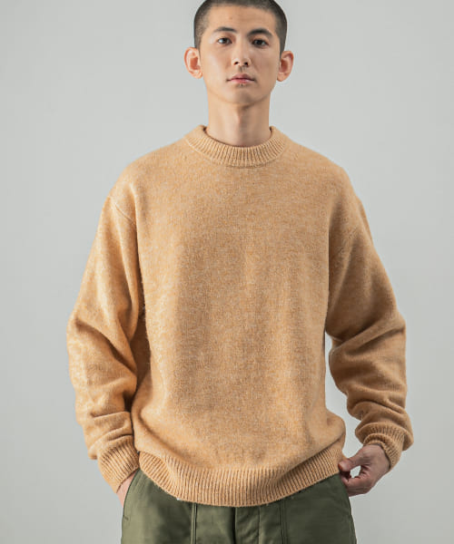『UR GREEN』CREW NECK KNIT
