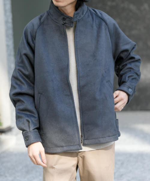 SHAGGY MELTON ハリントンJACKET