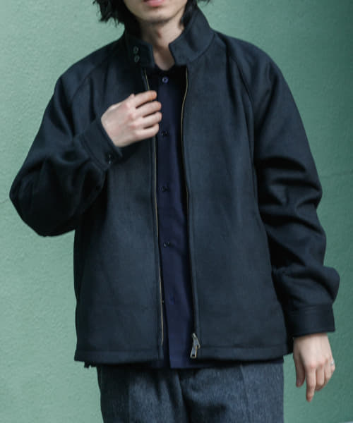 SHAGGY MELTON ハリントンJACKET