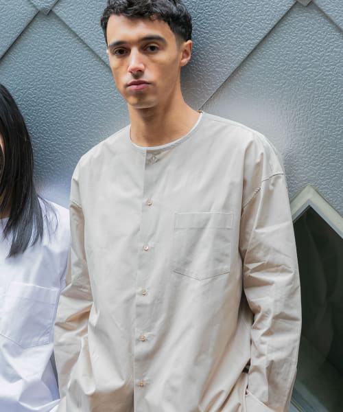 new basic THOMAS MASON NOCOLLAR SHIRTS