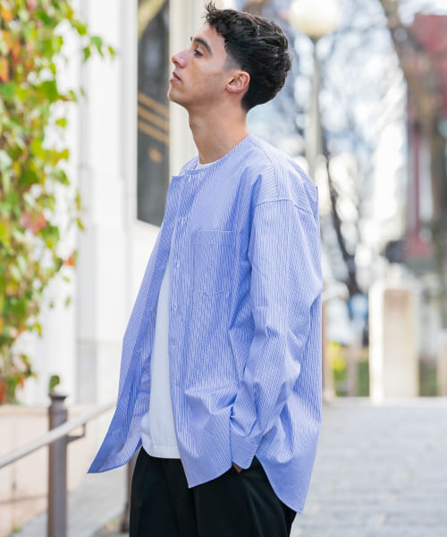 new basic THOMAS MASON NOCOLLAR SHIRTS