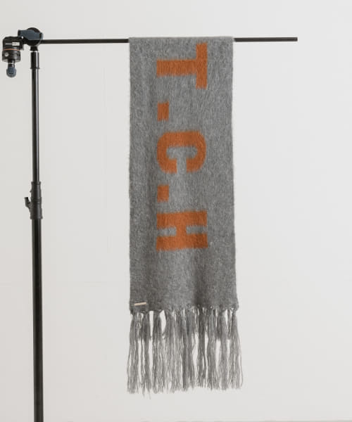 cwtch　RWS Wool fringe Scarf