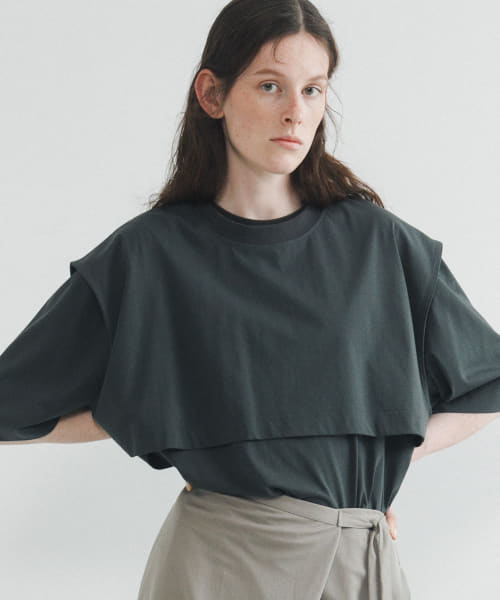 layered big tee