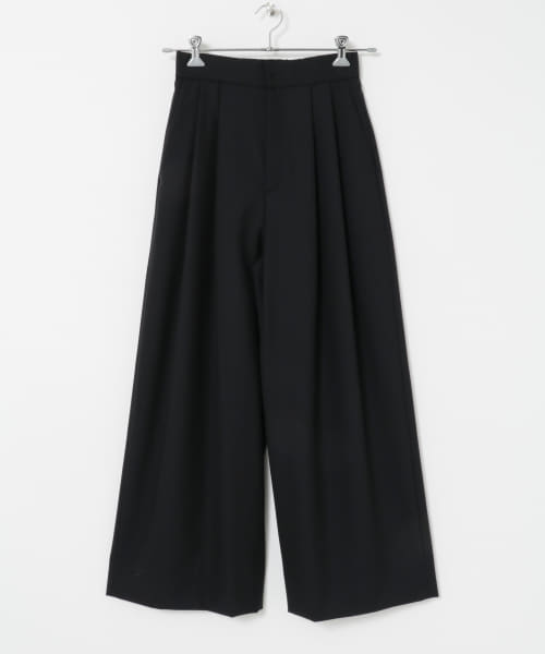 ATON　WOOL TROPICAL WIDE PANTS