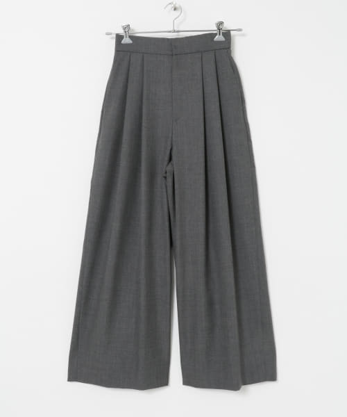 ATON　WOOL TROPICAL WIDE PANTS