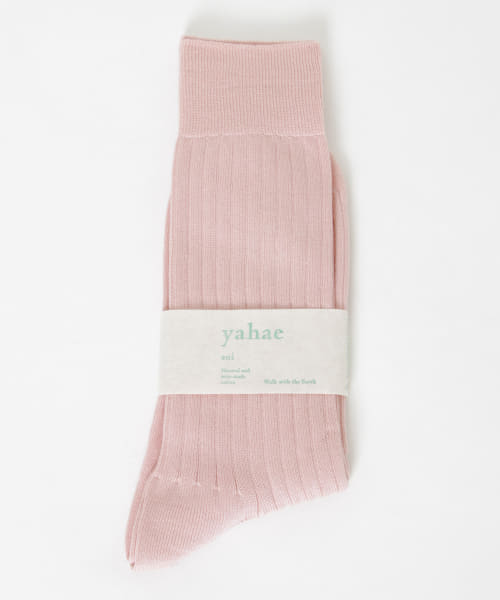 YAHAE　Organic Cotton Ribbed Socks-S