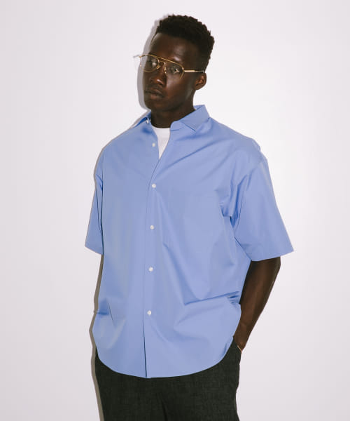new basic　THOMAS MASON SHORT-SLEEVE OVER SHIRTS