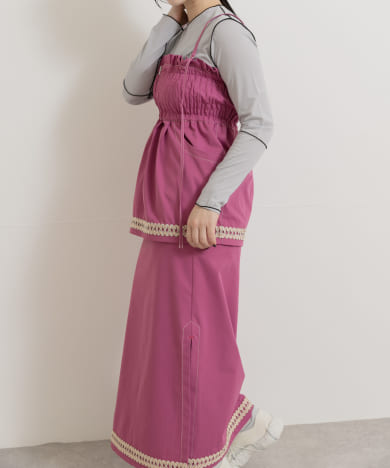 cwtch　MULTI LAYERED TIGHT SKIRT