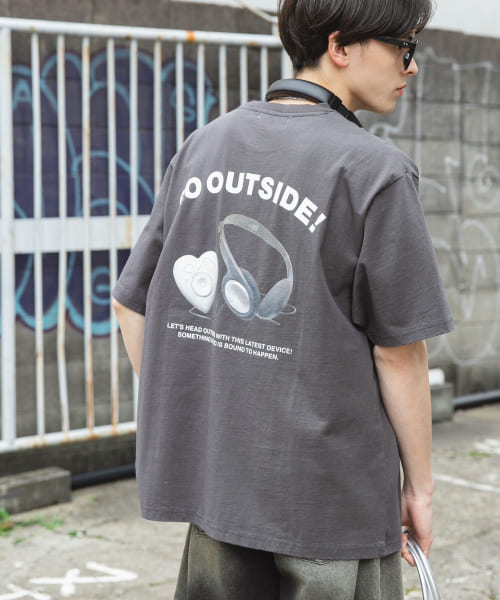 DEVICE ショートスリーブプリント Tシャツ B