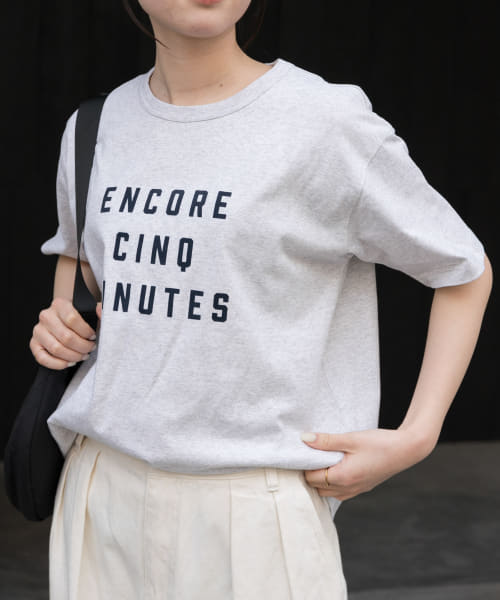 FORK&SPOON　フロッキーロゴTシャツ