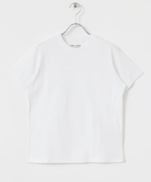 FORK&SPOON　リサイクルコットンショートスリーブTシャツ
