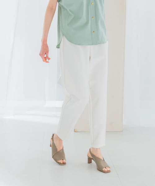 ma couleur ストレッチクロップドパンツ