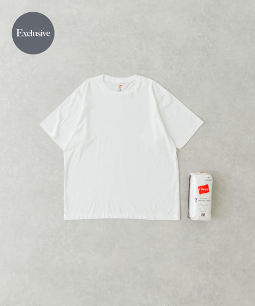 『別注』Hanes×URBAN RESEARCH　2P CREW NECK T-SHIRTS