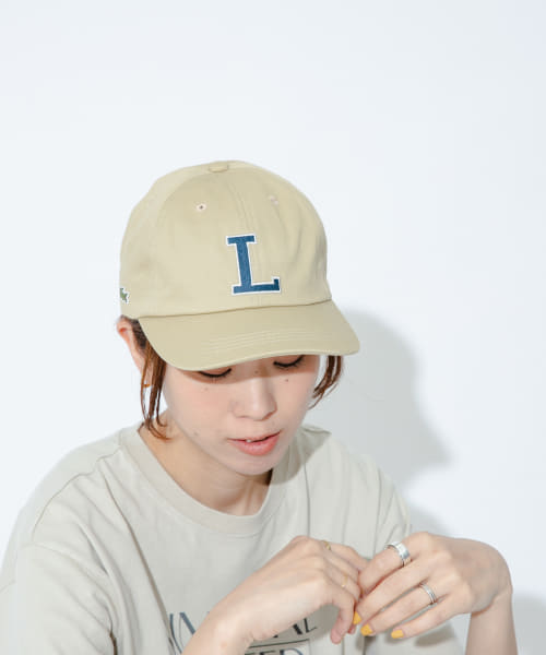 LACOSTE　Lキャップ