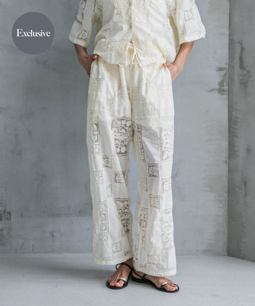 『別注』crinkle crinkle crinkle×UR　patchwork pants