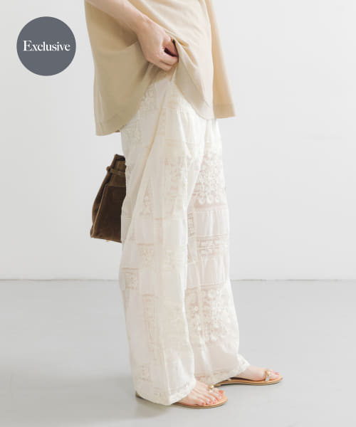 『別注』crinkle crinkle crinkle×UR　patchwork pants