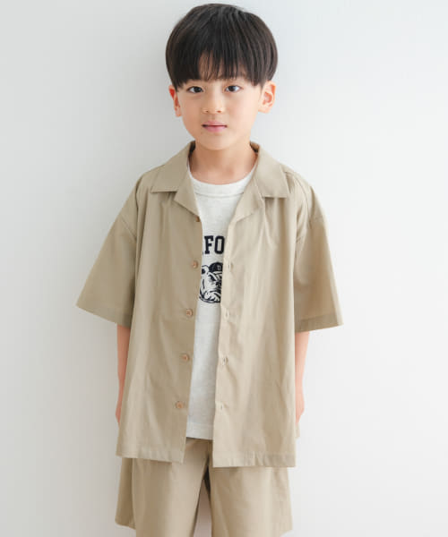 『セットアップ対応』オープンカラーシャツ(KIDS)