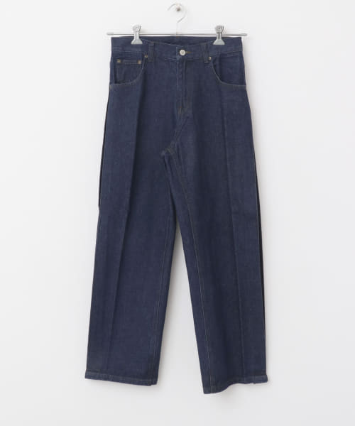 YENN　SIDE PLEATED DENIM