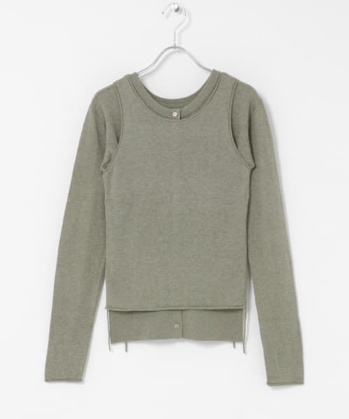 cwtch　LAYERED KNIT TOPS