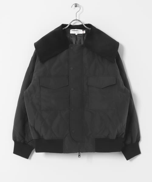 F/CE.　QUILTED JACKET WITH DETACHABLE COLLAR JACKET