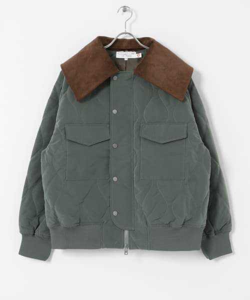 F/CE.　QUILTED JACKET WITH DETACHABLE COLLAR JACKET