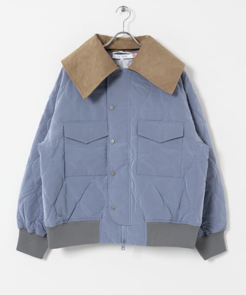 F/CE.　QUILTED JACKET WITH DETACHABLE COLLAR JACKET