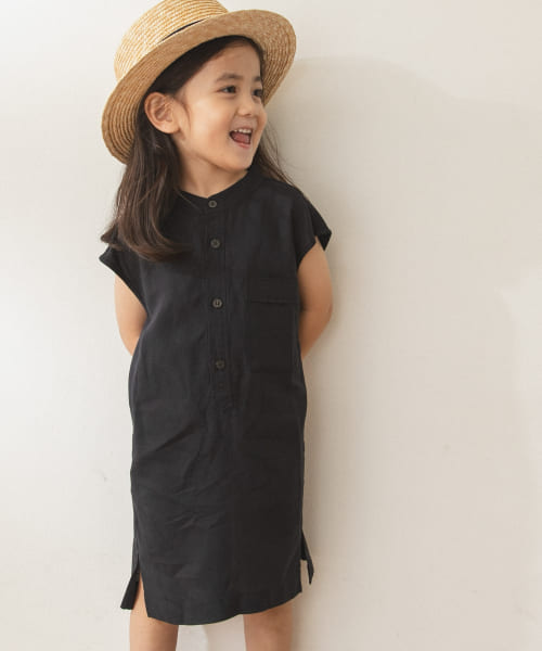 FORK&SPOON　ノースリーブロングシャツ(KIDS)