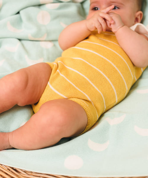 BaYiRi　SUNNY STRIPED ROMPER