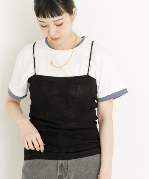 レイヤード風Tシャツ