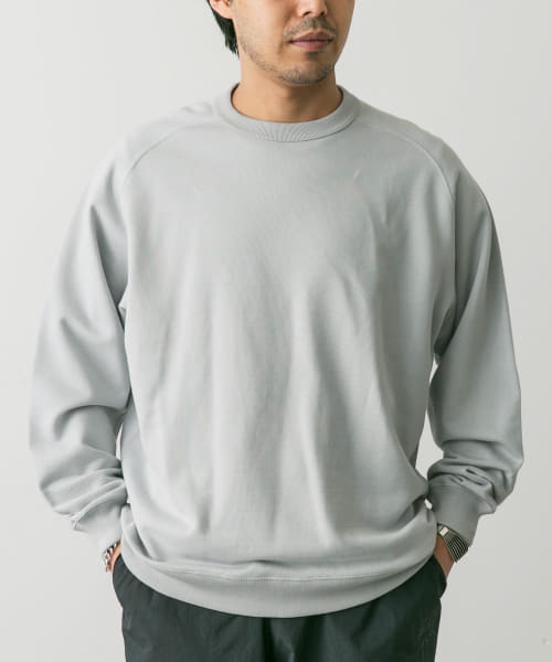 STILL BY HAND　Pima cotton sweatshirts