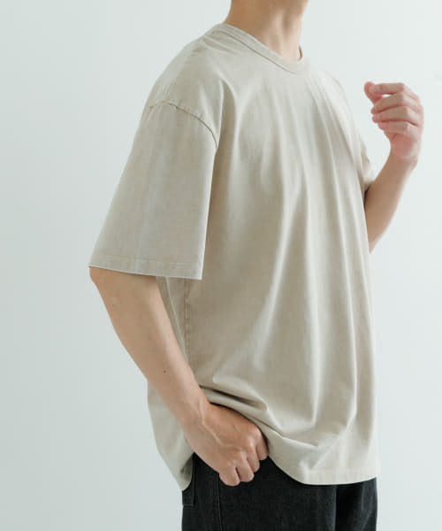 製品染め クルーネック Tシャツ