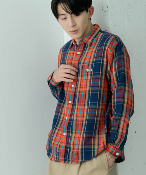 FOX Youth ワンポイント チェックシャツ