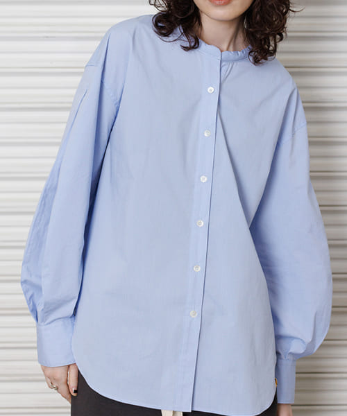 YENN　PADDED COLLAR SHIRTS