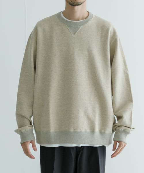 SEVEN BY SEVEN　CREW-NECK SWEAT SHIRTS