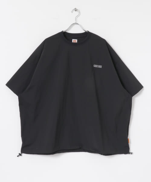 SEE SEE　BIG NYLON SS CREW　w/DRAWSTRINGS