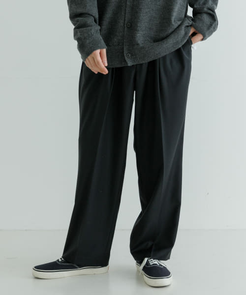 new basic Wool Silk Gabardine Pants