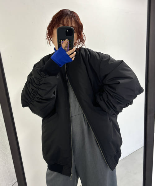 BIGギャザースリーブMA-1