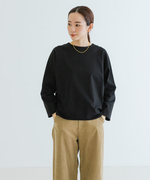 『MADE IN JAPAN』裏起毛ジョーゼットトップス