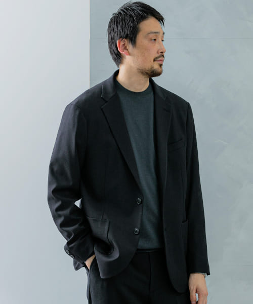LIFE STYLE TAILOR　ウールライクストレッチコンフォータブルジャケット