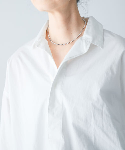 YLEVE　PEARL NECKLACE KNOT 37cm