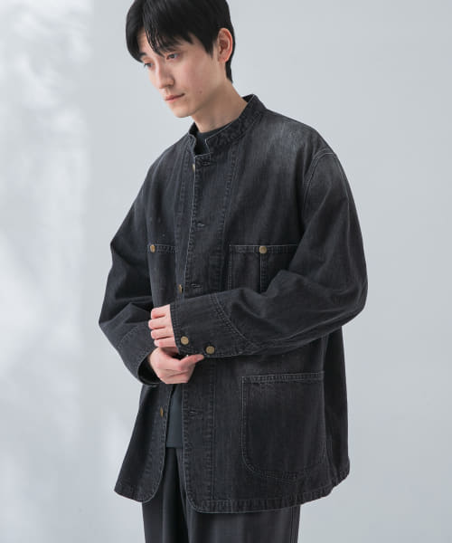 new basic 10oz DENIM STAND COVERALL
